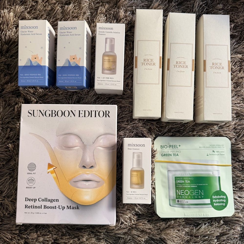 BRAND NEW mixsoon, SUNGBOON EDITOR, I’m From Korean Skincare Bundle ($225 value)